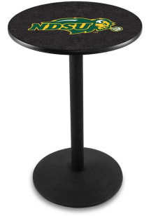 North Dakota State Bison Black Round Base Pub Table