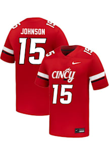 Jamari Johnson  Nike Cincinnati Bearcats Red Football NIL Name And Number Football Jersey