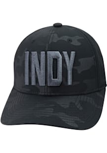 Summit Sportswear Black Big Ten Indy The C Adjustable Hat