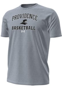 Under Armour Providence Friars Grey Basketball Performance Short Sleeve T Shirt