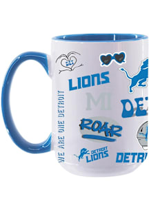 Detroit Lions Loco Ceramic Mug Ceramic Mug - Blue