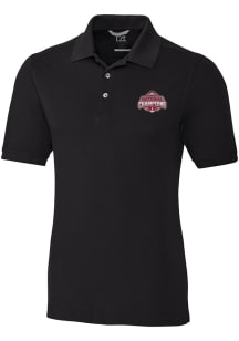 Mens Ohio State Buckeyes Black Cutter and Buck 2024 Football National Champion Advantage Short S..