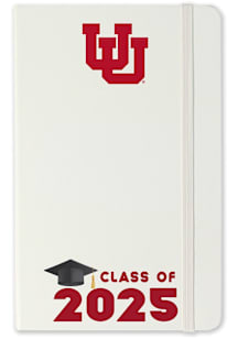 Utah Utes Class of 25 team logo Notebook and Folder - White