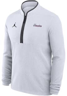 Nike Houston Cougars Mens White DriFit Victory Jordan Long Sleeve Qtr Zip Pullover