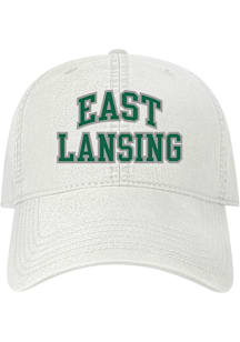 Michigan State Spartans White Terra Twill Adjustable Adjustable Hat