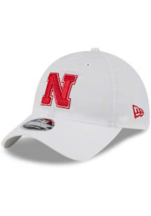 New Era Nebraska Cornhuskers 920SS Ripstop Adjustable Hat - White