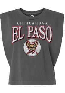 Summit Sportswear El Paso Chihuahuas Womens Black Homerun Tank Top