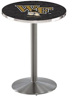 Wake Forest Demon Deacons Stainless Round Base Pub Table