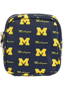 Printed Mini Pouch Michigan Wolverines Womens Belt Bag - Navy Blue