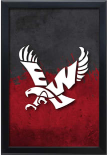 Eastern Washington Eagles Snap Frame LED Sign - Black