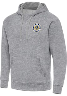 Antigua Drexel Dragons Mens Grey Victory Thomas R. Kline School of Law Long Sleeve Hoodie