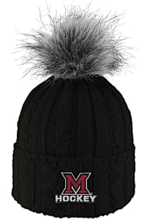 LogoFit Miami RedHawks Black Alps Womens Knit Hat
