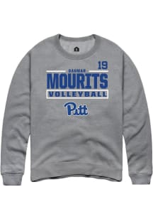 Dagmar Mourits Rally Mens Graphite Pitt Panthers NIL Stacked Box Player Crew