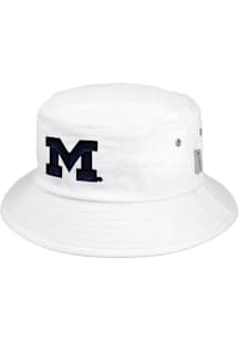 LogoFit Michigan Wolverines White Daytona Mens Bucket Hat