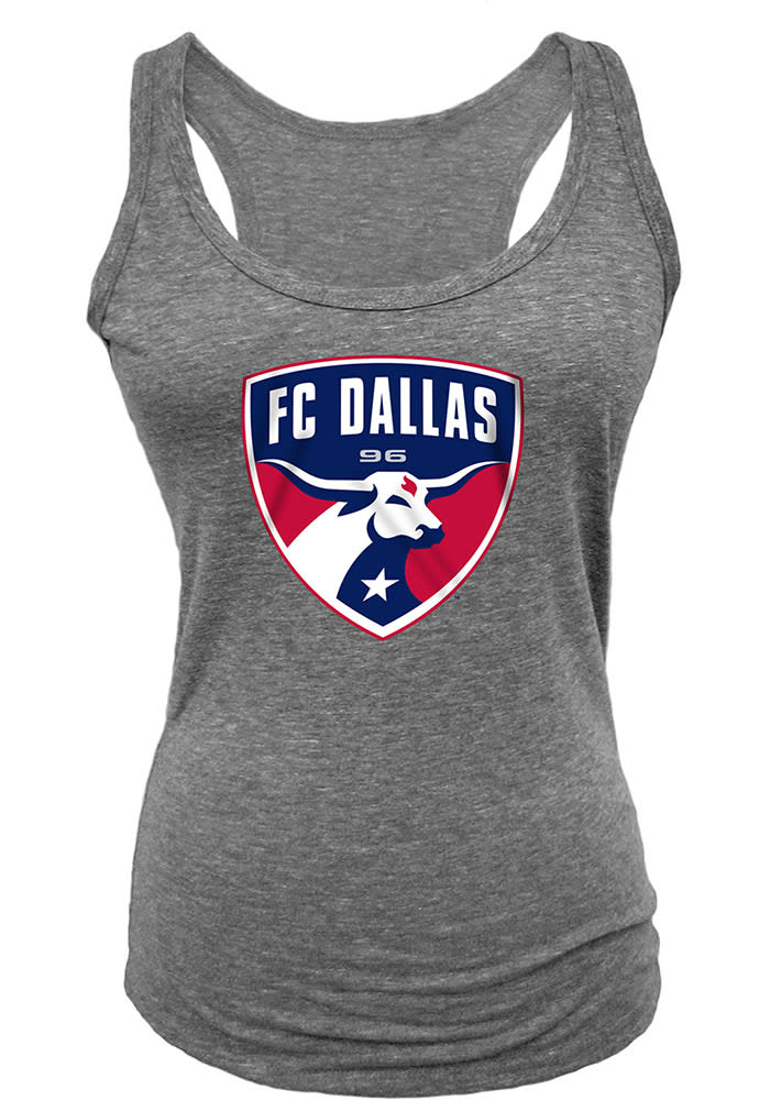 FC Dallas Womens Grey Glitter Tank Top