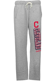 Cleveland Indians Womens French Terry Grey Sweatpants