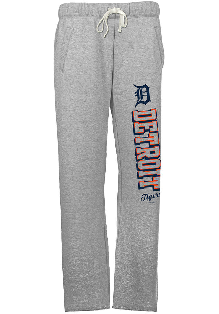 Detroit Tigers Womens French Terry Grey Sweatpants