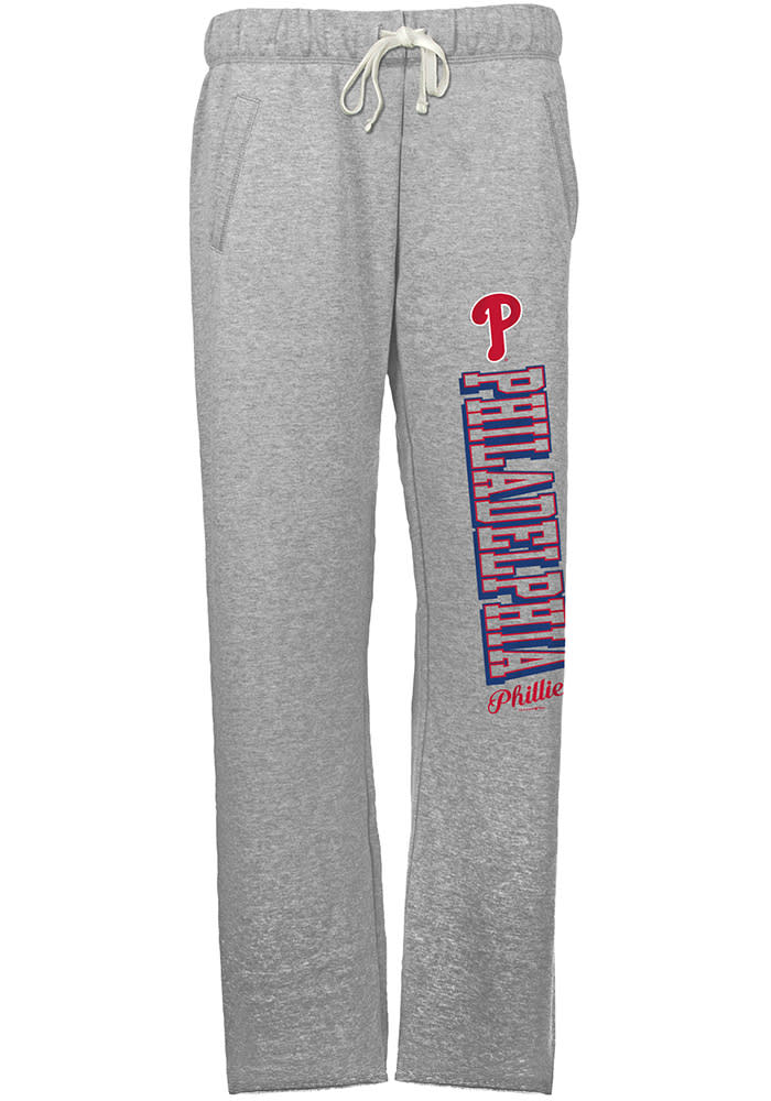 Philadelphia Phillies Womens French Terry Grey Sweatpants