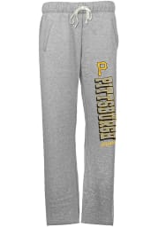 Pittsburgh Pirates Womens French Terry Grey Sweatpants