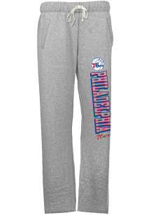 Philadelphia 76ers Womens French Terry Grey Sweatpants
