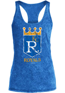 New Era Kansas City Royals Womens Blue Washes Tank Top