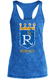 Kansas City Royals Womens Blue Washes Tank Top
