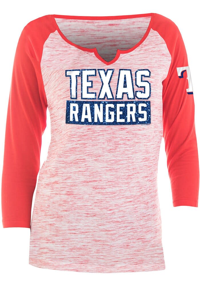 TEXAS RANGERS: RED SLEEVES Upcycled Medium Baseball Tee; Shipping Incl –  dyingtimesdyes