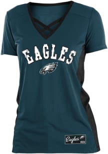 Philadelphia Eagles Womens Midnight Green Training Camp Short Sleeve T-Shirt
