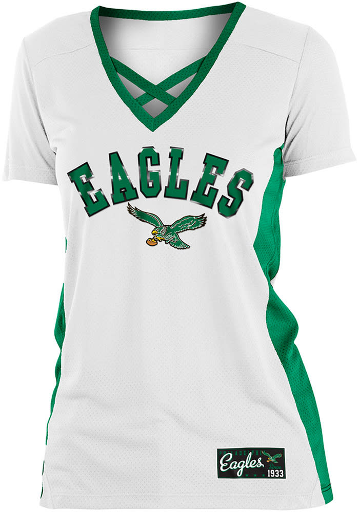 Philadelphia Eagles Womens White Training Camp Short Sleeve T-Shirt