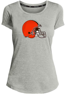 New Era Cleveland Browns Womens Grey Contemporary T-Shirt