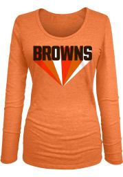 Cleveland Browns Womens Far Out LS Tee
