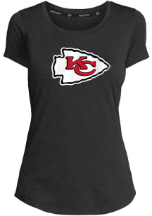 New Era Kansas City Chiefs Womens Black Contemporary T-Shirt