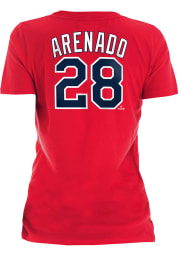 Nolan Arenado St Louis Cardinals Womens Red Player Player T-Shirt