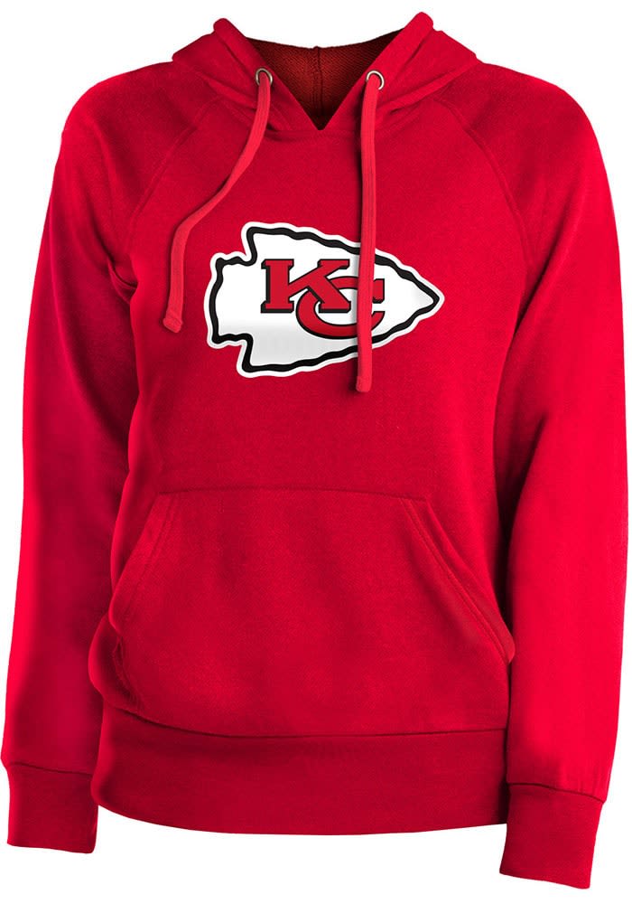 New Era Kansas City Chiefs Womens Fleece Hoodie - Red