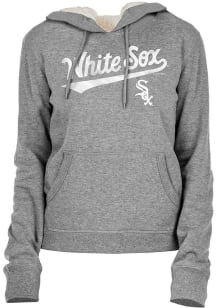 New Era Chicago White Sox Womens Grey Pullover Hooded Sweatshirt