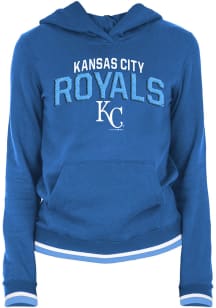 New Era Kansas City Royals Womens Blue Opening Night Hooded Sweatshirt