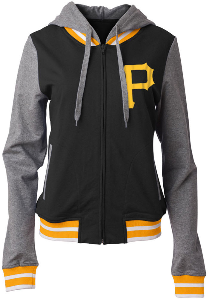Pittsburgh Pirates Womens Black Opening Night Long Sleeve Full Zip Jacket