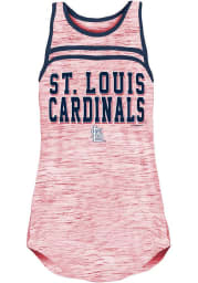 St Louis Cardinals Womens Red Novelty Tank Top