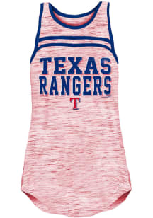 New Era Texas Rangers Womens Red Novelty Tank Top