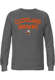 Brownie Cleveland Browns Womens Grey Comfort Colors Crew Sweatshirt