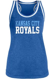 New Era Kansas City Royals Womens Blue Binding Tank Top