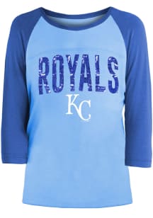 Kansas City Royals Girls Light Blue Loud and Proud Long Sleeve T-shirt