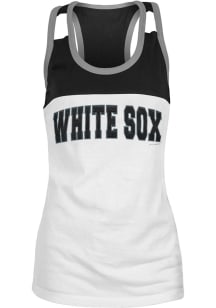 New Era Chicago White Sox Womens White Foil Tank Top