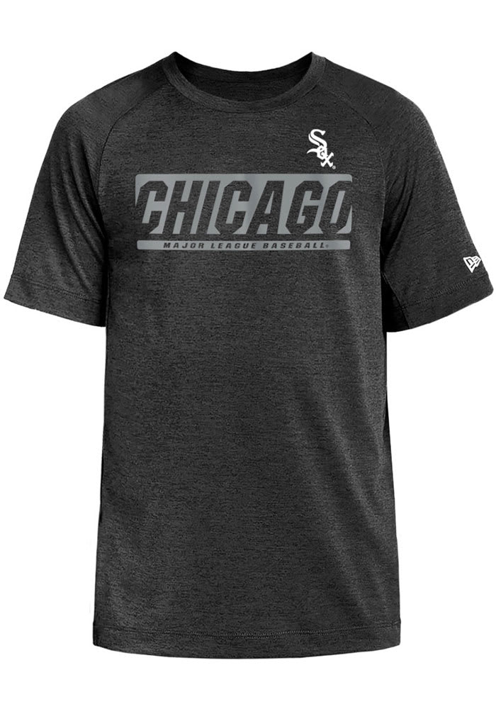 Chicago White Sox Youth Black Block Short Sleeve T-Shirt