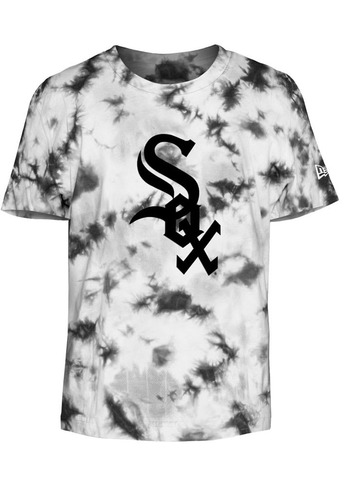 Chicago White Sox Youth Black Tie Dye Short Sleeve T-Shirt