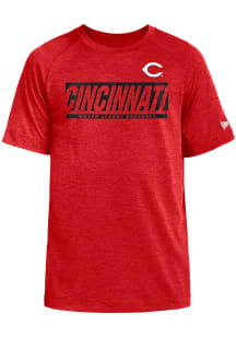 New Era Cincinnati Reds Youth Red Block Short Sleeve T-Shirt