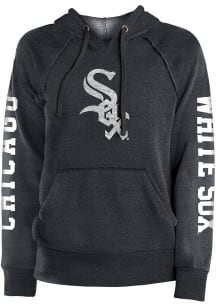 New Era Chicago White Sox Womens Grey Fleece Hooded Sweatshirt