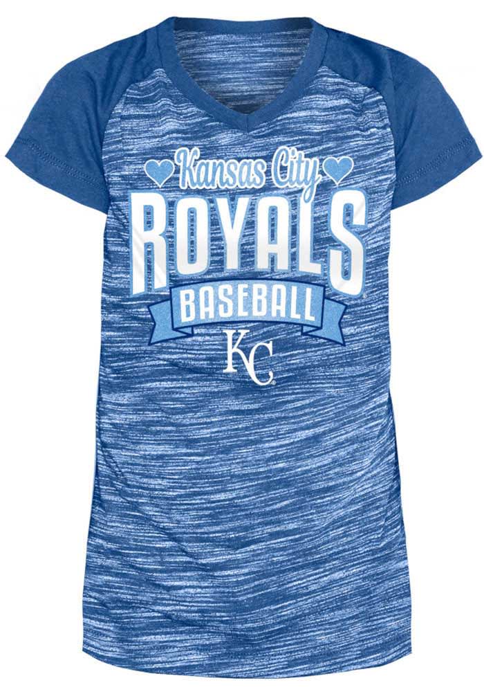 Royals Baseball New Era Women's Team Spacedye T-Shirt