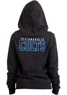 New Era Indianapolis Colts Womens Black Fleece Long Sleeve Full Zip Jacket