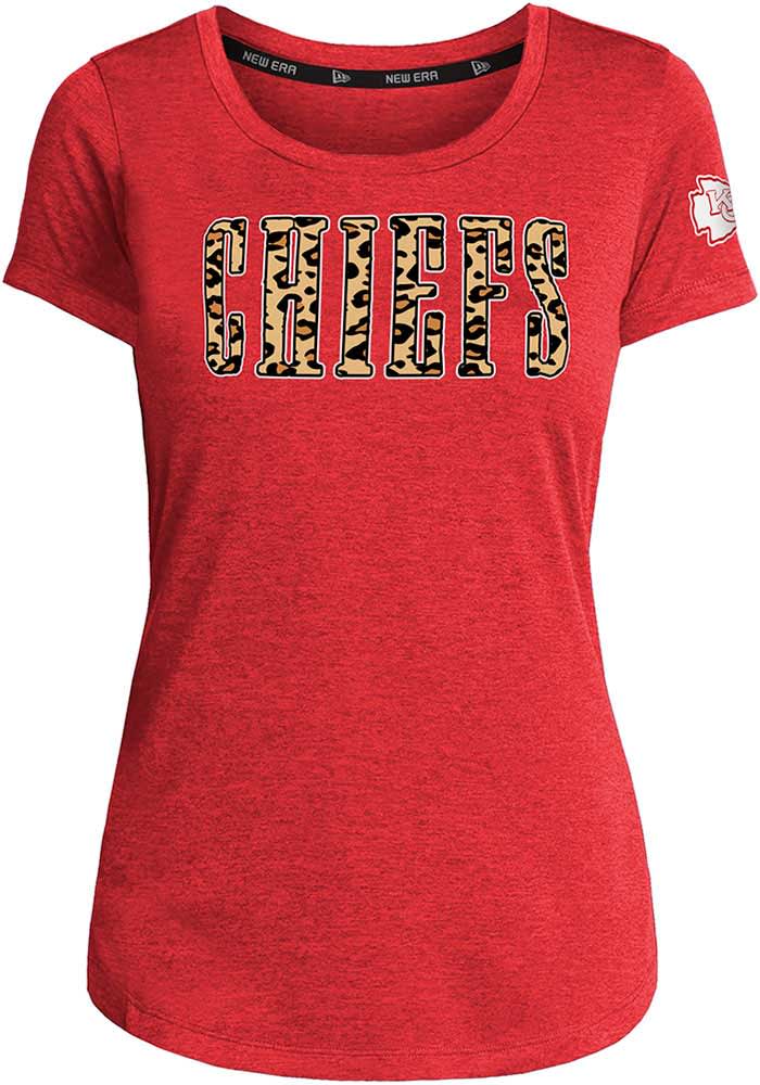 Kansas City Chiefs Womens Red Contemporary T-Shirt